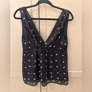 Vintage DKNY silk embroidered sequin top

Y2K 90s